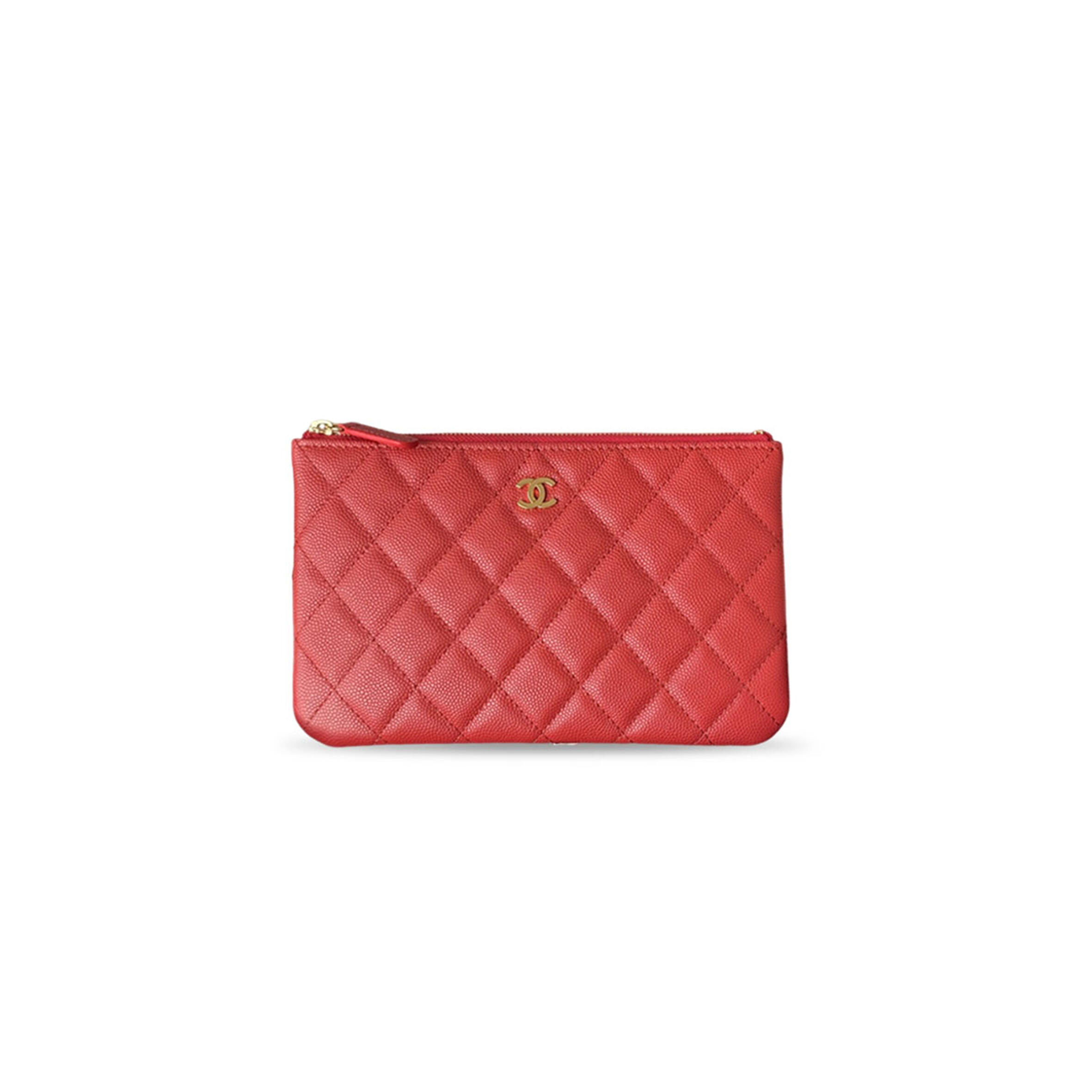 CHANEL CAVIAR QUILTED COSMETIC CASE AP1071 (20*12.2*1cm)